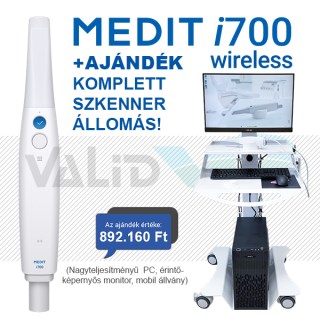 MEDIT I700W Wireless digitális intraorál szkenner rendszer