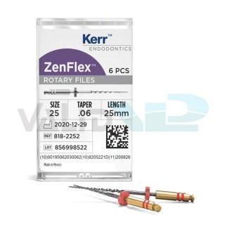 ZenFlex NiTi gépi tágító file 25mm, 6db